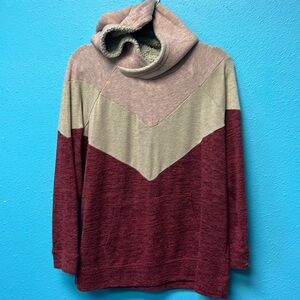 Maurice’s WOMENS plus size 1X knit hoodie fuzzy hood